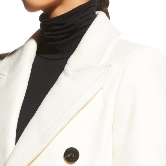 Mackage Coat - Size Medium, white with black buttons. In excellent condition. - Picture 3 of 8